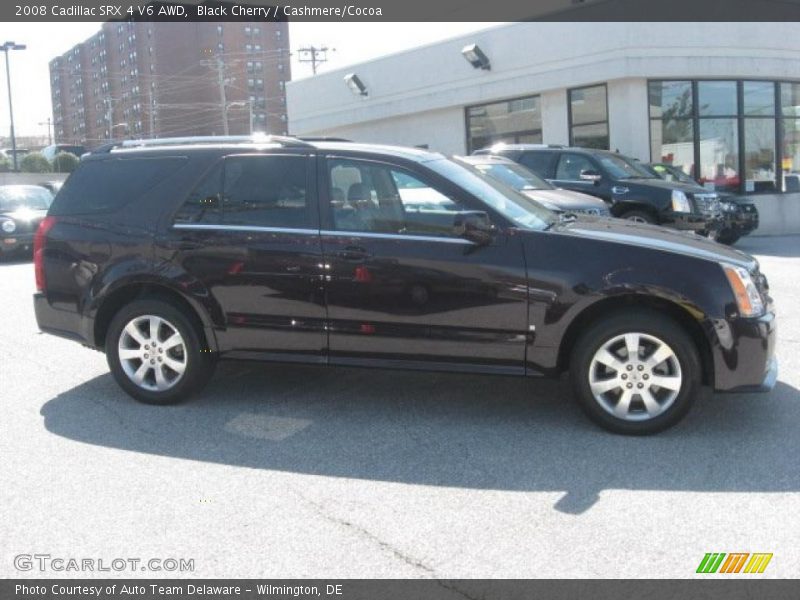 Black Cherry / Cashmere/Cocoa 2008 Cadillac SRX 4 V6 AWD