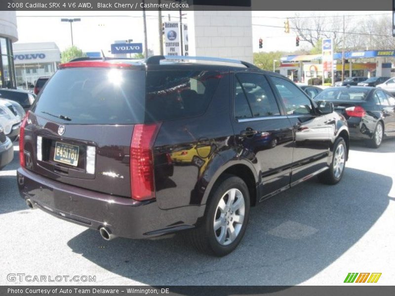 Black Cherry / Cashmere/Cocoa 2008 Cadillac SRX 4 V6 AWD