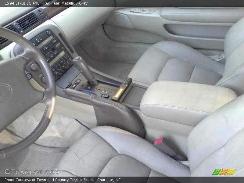 Red Pearl Metallic / Gray 1994 Lexus SC 400