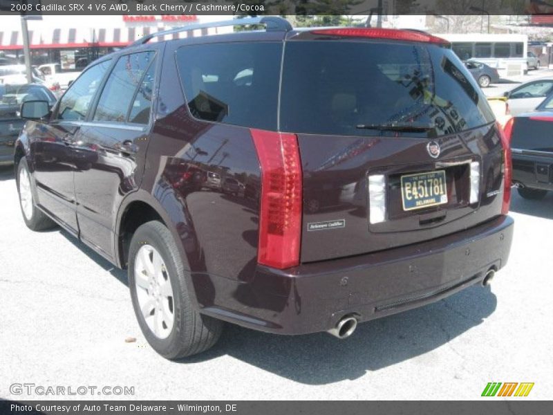 Black Cherry / Cashmere/Cocoa 2008 Cadillac SRX 4 V6 AWD