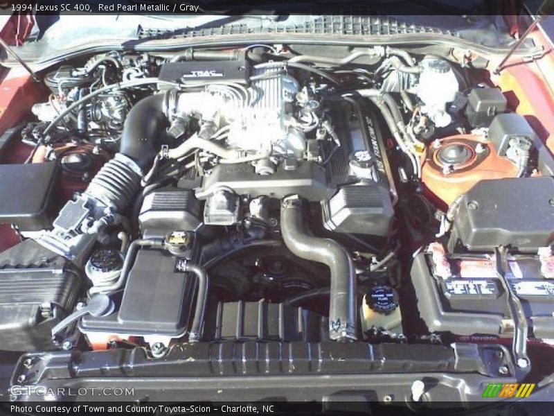 Red Pearl Metallic / Gray 1994 Lexus SC 400