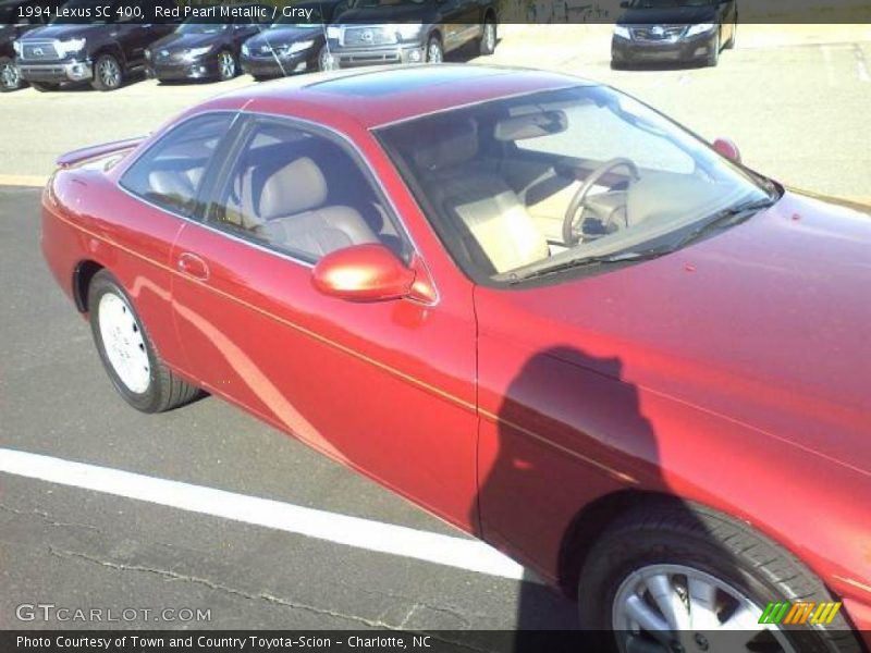 Red Pearl Metallic / Gray 1994 Lexus SC 400