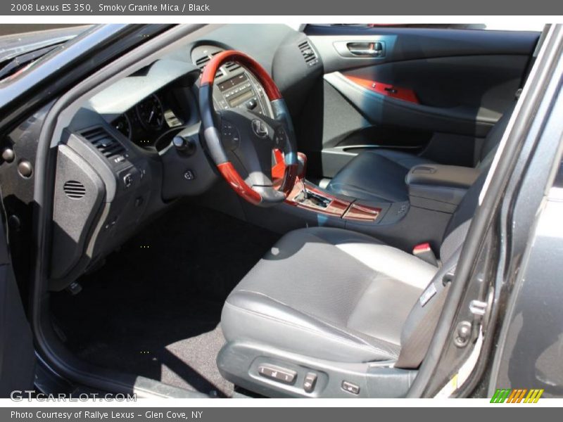 Smoky Granite Mica / Black 2008 Lexus ES 350