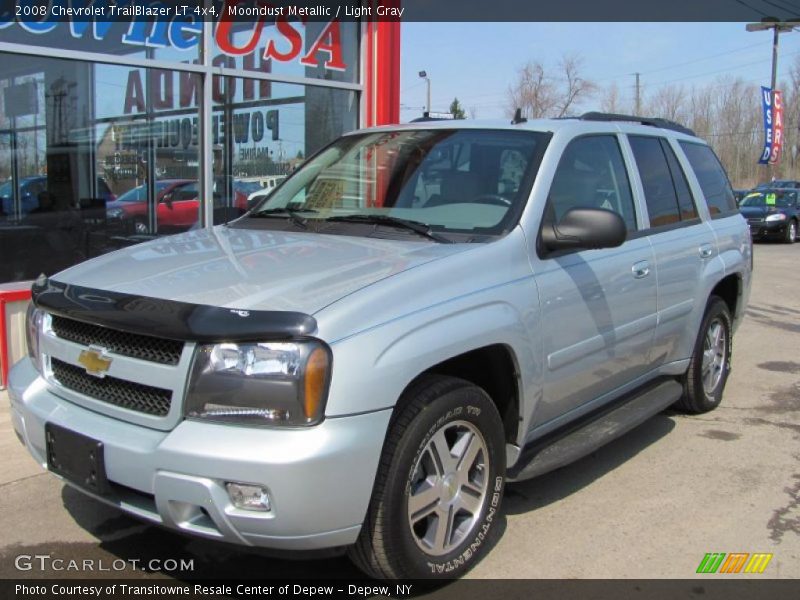 Moondust Metallic / Light Gray 2008 Chevrolet TrailBlazer LT 4x4