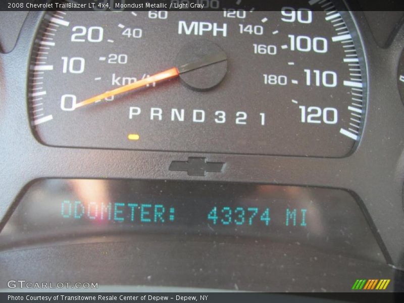Moondust Metallic / Light Gray 2008 Chevrolet TrailBlazer LT 4x4