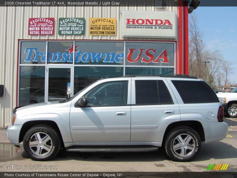 Moondust Metallic / Light Gray 2008 Chevrolet TrailBlazer LT 4x4