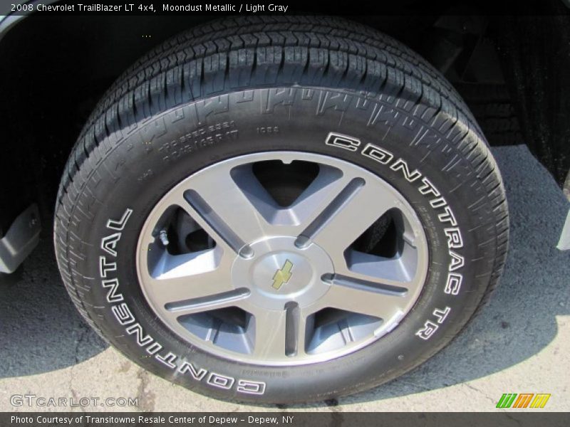 Moondust Metallic / Light Gray 2008 Chevrolet TrailBlazer LT 4x4