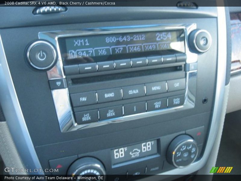 Black Cherry / Cashmere/Cocoa 2008 Cadillac SRX 4 V6 AWD