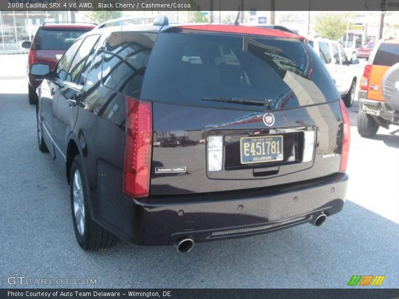 Black Cherry / Cashmere/Cocoa 2008 Cadillac SRX 4 V6 AWD