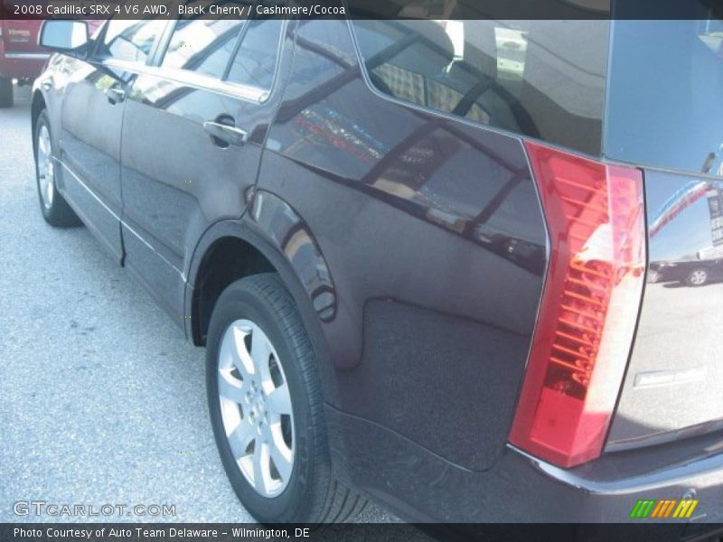 Black Cherry / Cashmere/Cocoa 2008 Cadillac SRX 4 V6 AWD