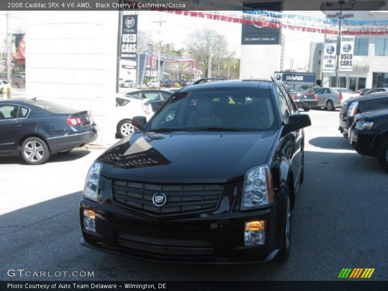 Black Cherry / Cashmere/Cocoa 2008 Cadillac SRX 4 V6 AWD