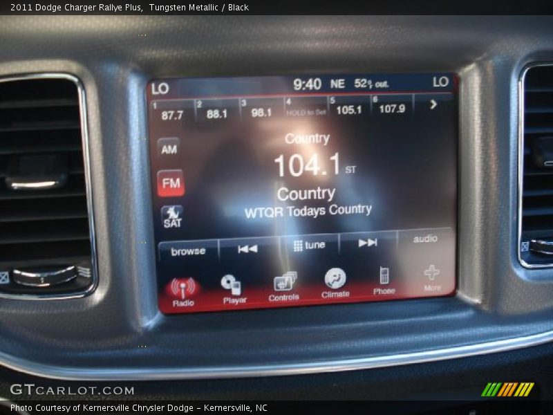 Tungsten Metallic / Black 2011 Dodge Charger Rallye Plus