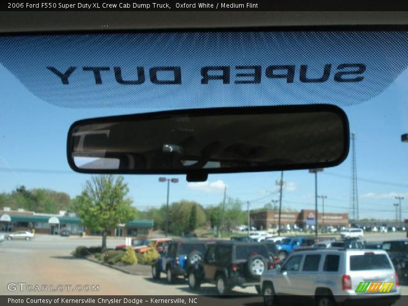 Oxford White / Medium Flint 2006 Ford F550 Super Duty XL Crew Cab Dump Truck