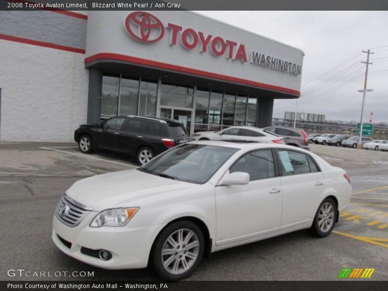 Blizzard White Pearl / Ash Gray 2008 Toyota Avalon Limited