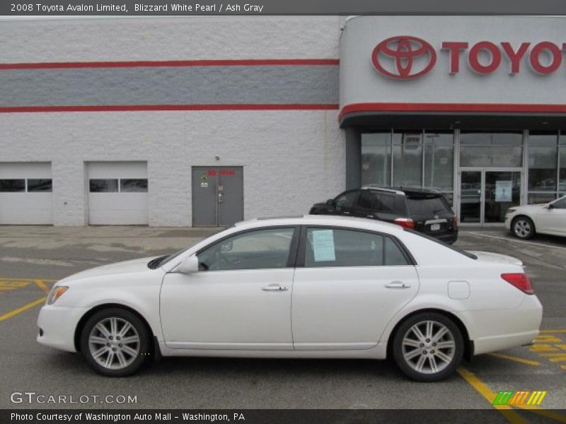 Blizzard White Pearl / Ash Gray 2008 Toyota Avalon Limited