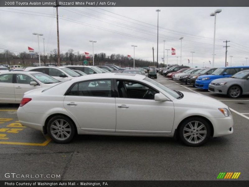 Blizzard White Pearl / Ash Gray 2008 Toyota Avalon Limited