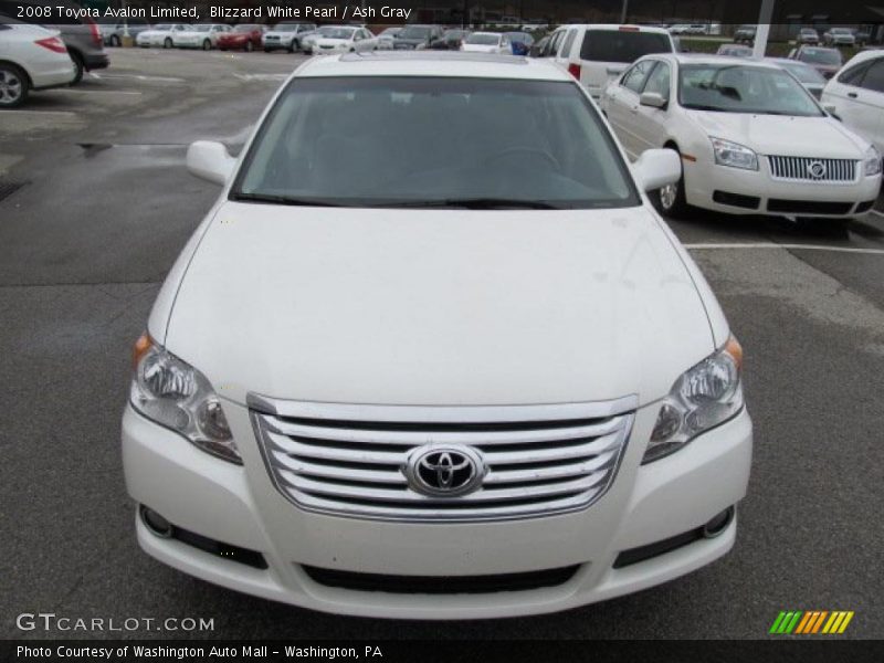 Blizzard White Pearl / Ash Gray 2008 Toyota Avalon Limited