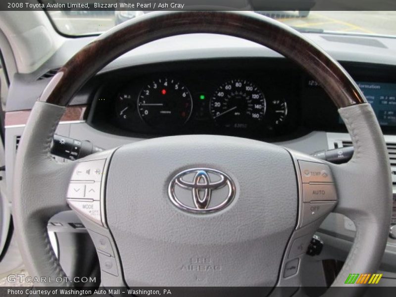 Blizzard White Pearl / Ash Gray 2008 Toyota Avalon Limited