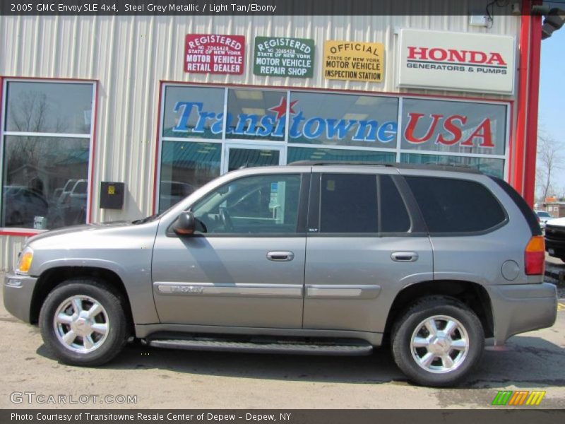 Steel Grey Metallic / Light Tan/Ebony 2005 GMC Envoy SLE 4x4