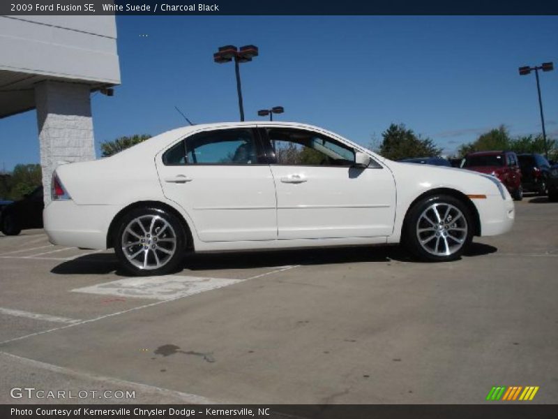 White Suede / Charcoal Black 2009 Ford Fusion SE