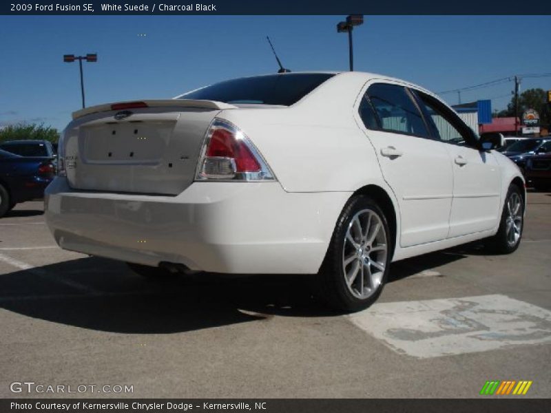 White Suede / Charcoal Black 2009 Ford Fusion SE