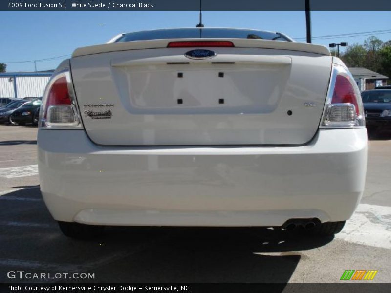White Suede / Charcoal Black 2009 Ford Fusion SE