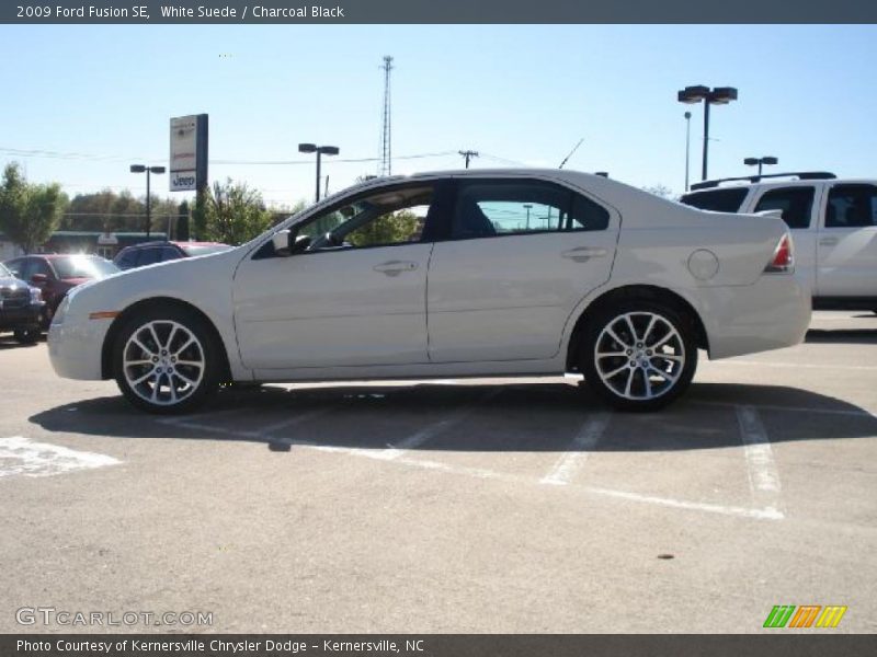 White Suede / Charcoal Black 2009 Ford Fusion SE
