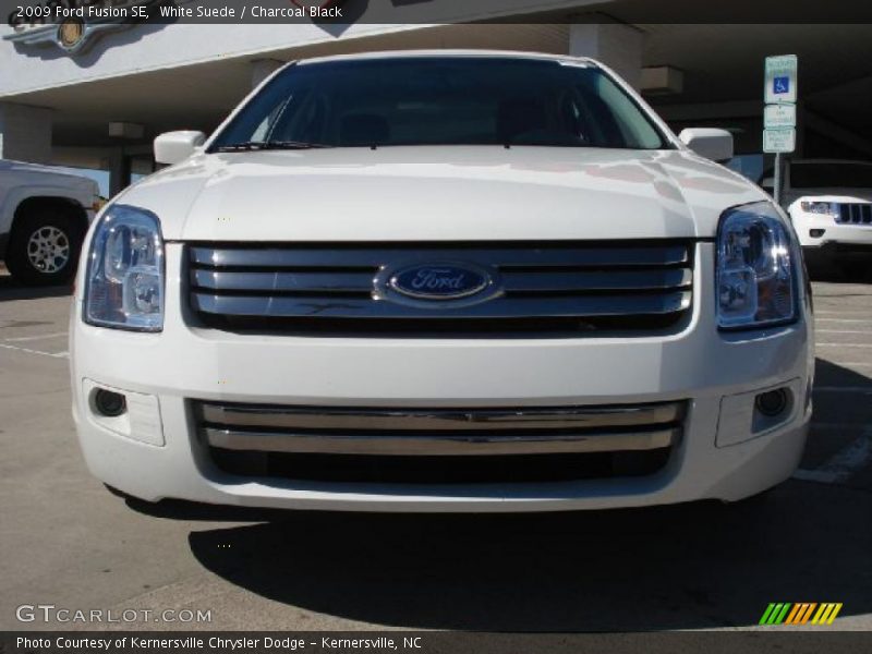 White Suede / Charcoal Black 2009 Ford Fusion SE