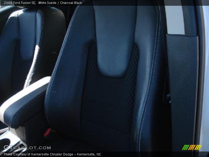 White Suede / Charcoal Black 2009 Ford Fusion SE