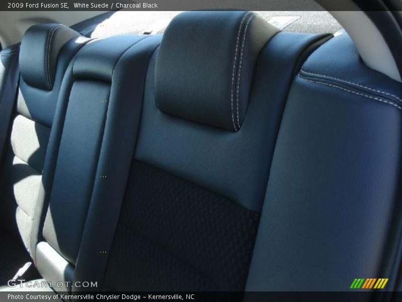White Suede / Charcoal Black 2009 Ford Fusion SE