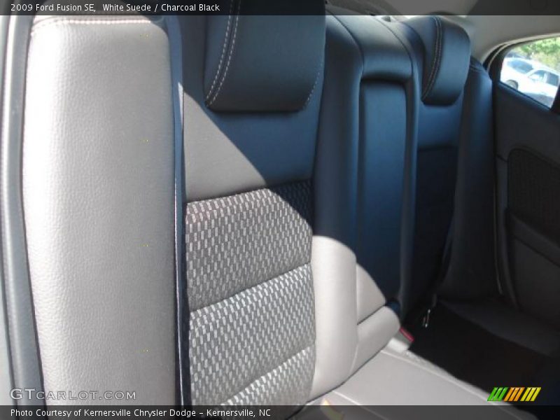 White Suede / Charcoal Black 2009 Ford Fusion SE