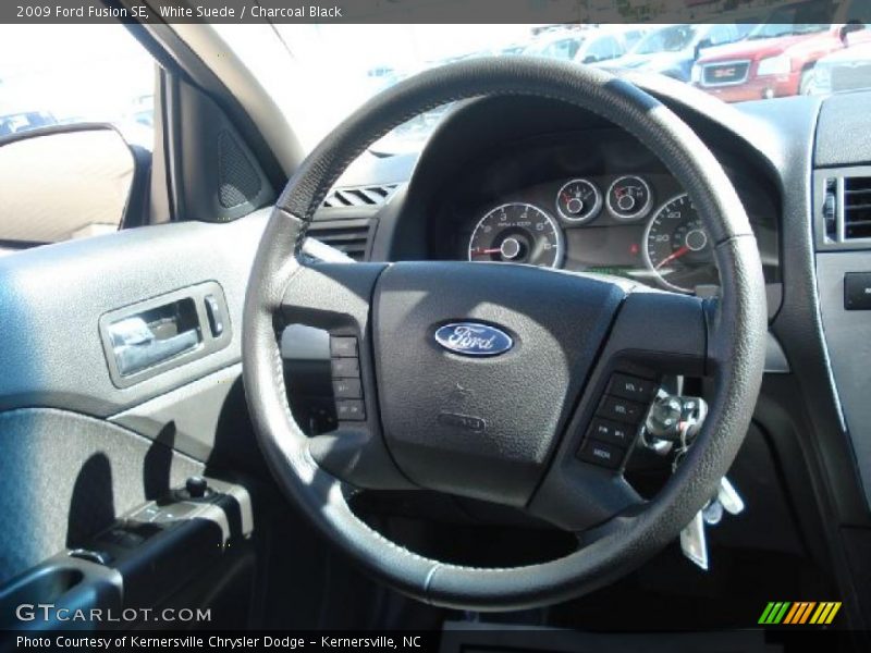 White Suede / Charcoal Black 2009 Ford Fusion SE