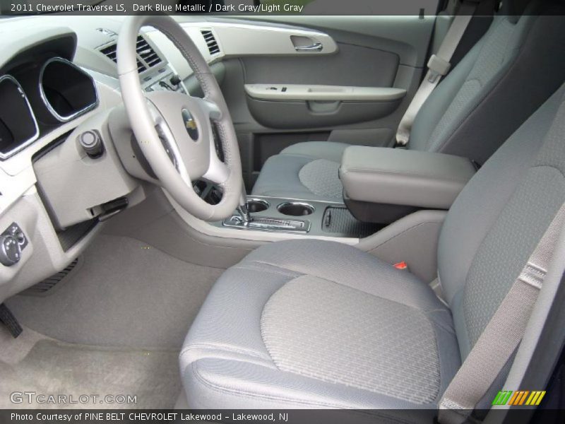  2011 Traverse LS Dark Gray/Light Gray Interior