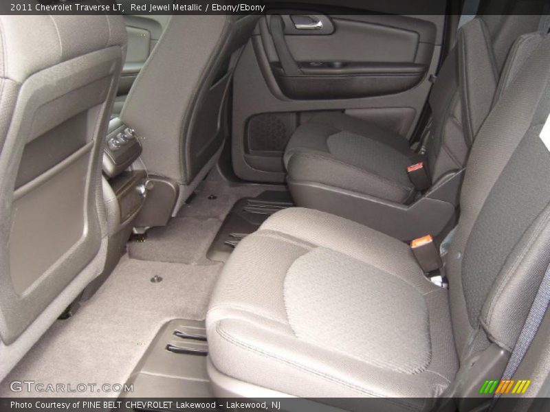 Red Jewel Metallic / Ebony/Ebony 2011 Chevrolet Traverse LT