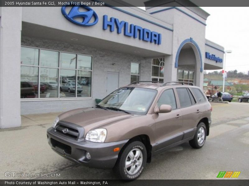 Mocha Frost Beige / Beige 2005 Hyundai Santa Fe GLS