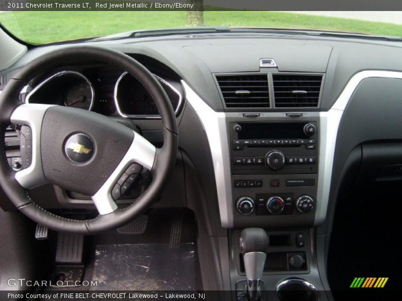Red Jewel Metallic / Ebony/Ebony 2011 Chevrolet Traverse LT