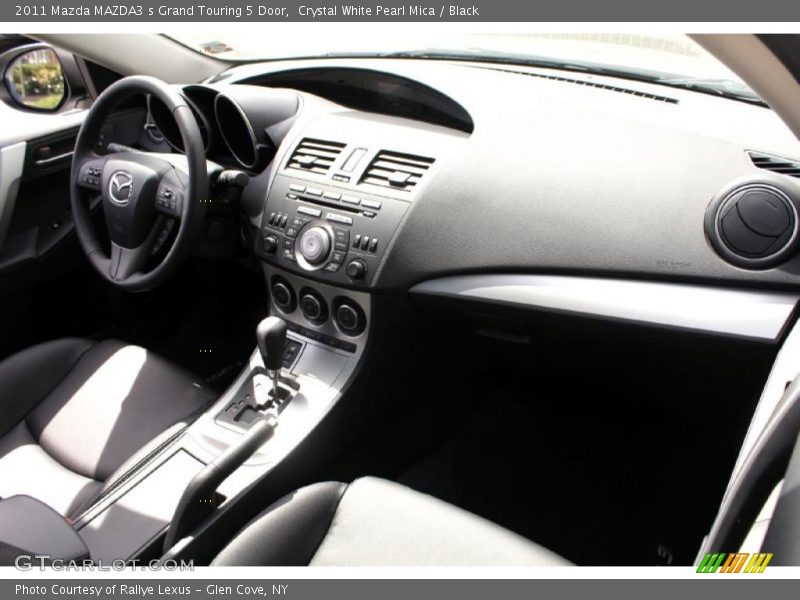 Crystal White Pearl Mica / Black 2011 Mazda MAZDA3 s Grand Touring 5 Door