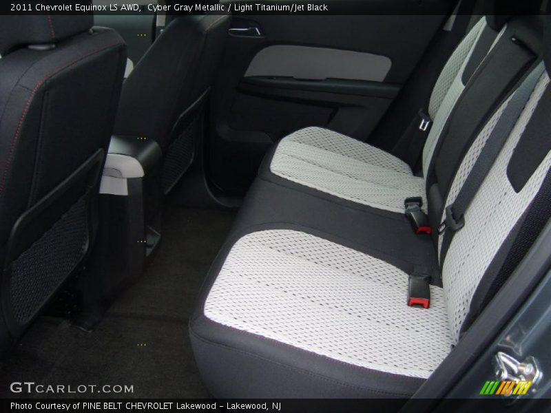 Cyber Gray Metallic / Light Titanium/Jet Black 2011 Chevrolet Equinox LS AWD