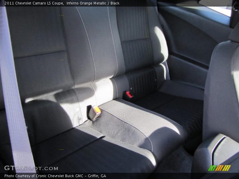 Inferno Orange Metallic / Black 2011 Chevrolet Camaro LS Coupe