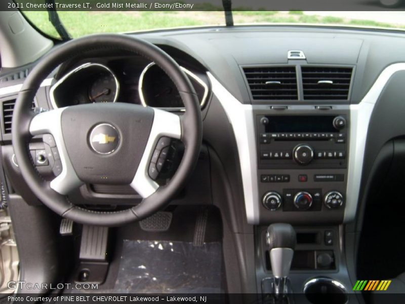 Gold Mist Metallic / Ebony/Ebony 2011 Chevrolet Traverse LT