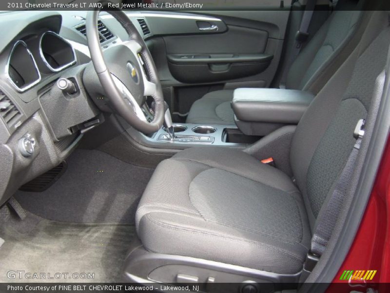 Red Jewel Metallic / Ebony/Ebony 2011 Chevrolet Traverse LT AWD