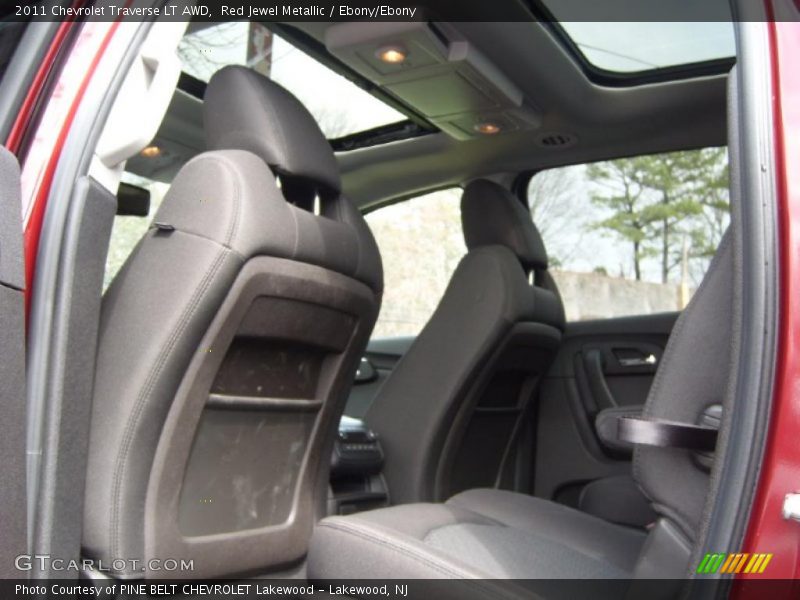 Red Jewel Metallic / Ebony/Ebony 2011 Chevrolet Traverse LT AWD