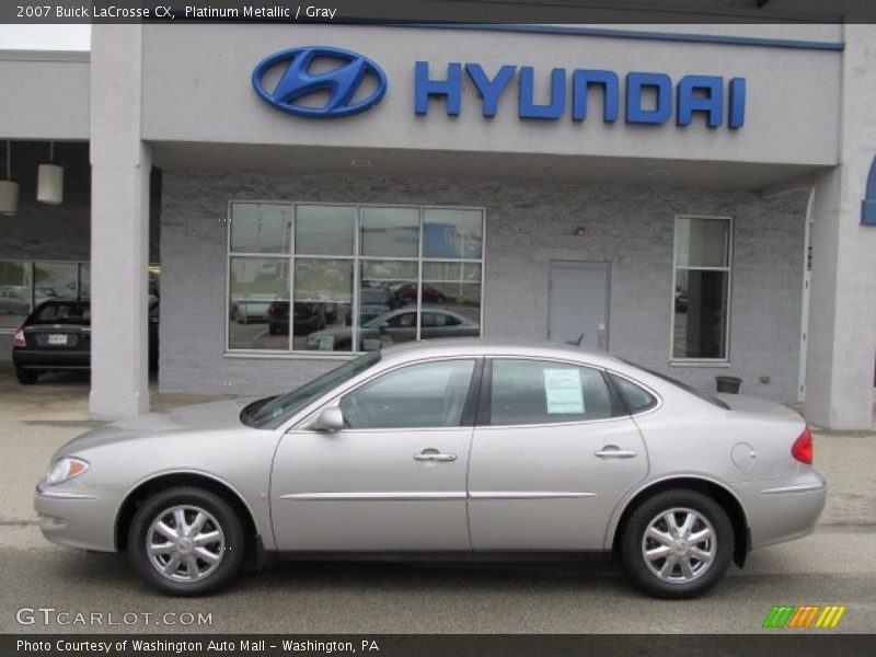 Platinum Metallic / Gray 2007 Buick LaCrosse CX