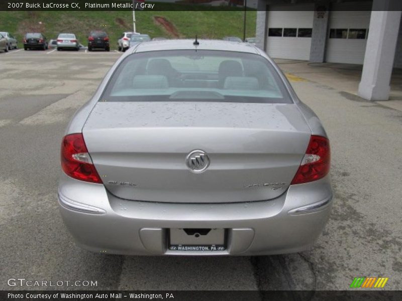 Platinum Metallic / Gray 2007 Buick LaCrosse CX