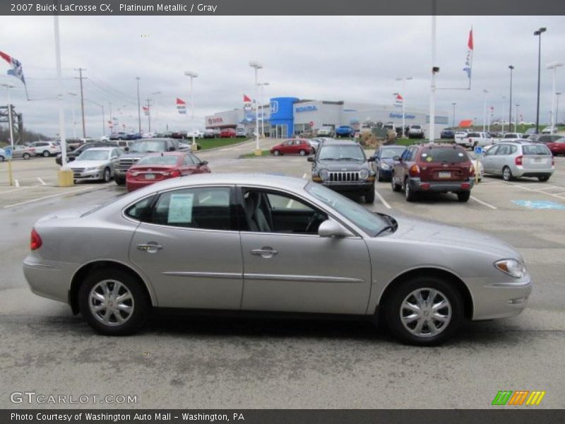 Platinum Metallic / Gray 2007 Buick LaCrosse CX