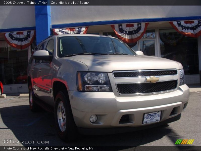Gold Mist Metallic / Ebony 2008 Chevrolet Tahoe LT 4x4