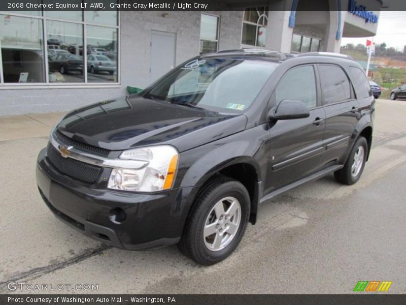 Granite Gray Metallic / Light Gray 2008 Chevrolet Equinox LT AWD