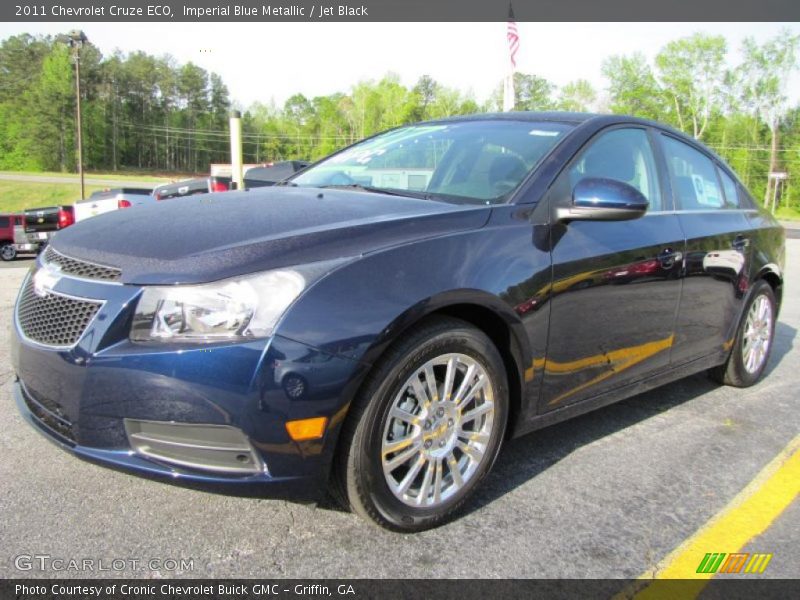 Imperial Blue Metallic / Jet Black 2011 Chevrolet Cruze ECO