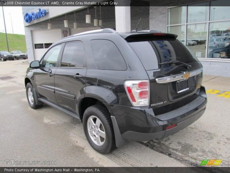 Granite Gray Metallic / Light Gray 2008 Chevrolet Equinox LT AWD
