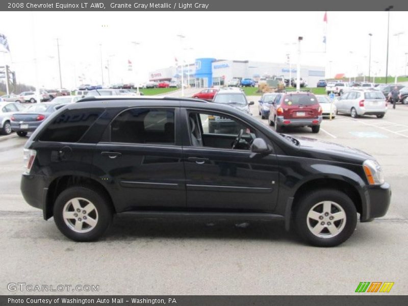 Granite Gray Metallic / Light Gray 2008 Chevrolet Equinox LT AWD